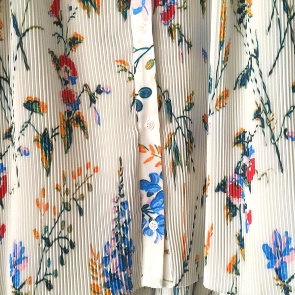 Maje pleated jewel top - Size 2FR - Picture 7 of 8